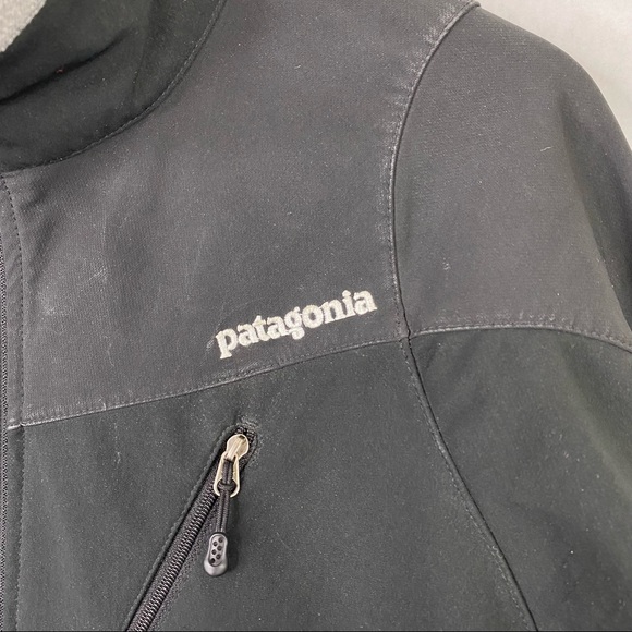 Patagonia Integral Soft Shell Jacket Women’s Small Black 24940 Fleece Lined - Picture 3 of 10